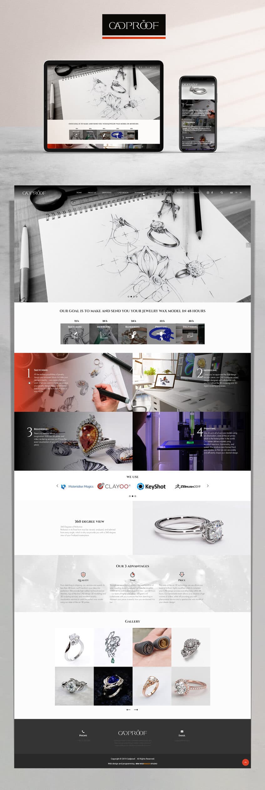 Cadproof - Website Design and Development