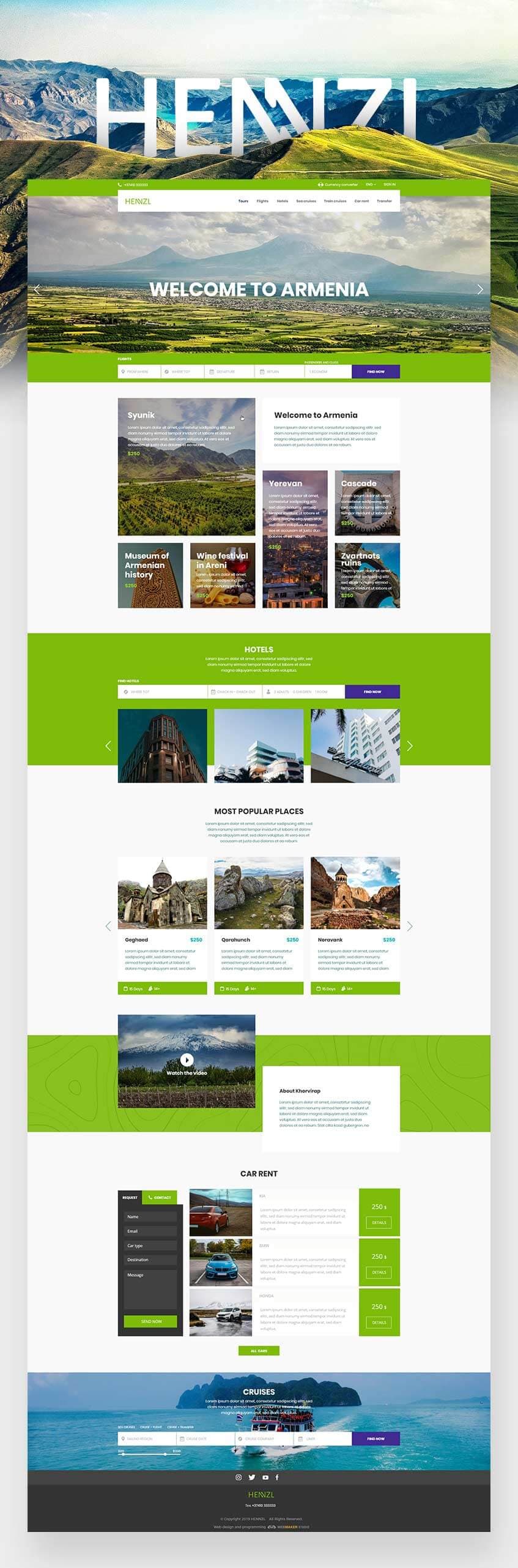 Hennzl - Website Design and Development