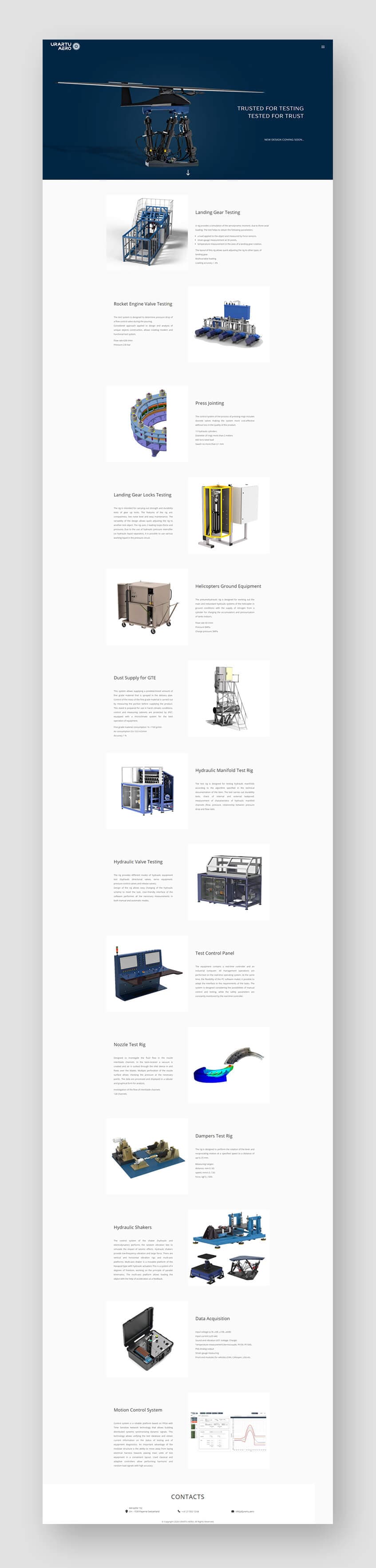 Urartu Areo - Website Design and Development