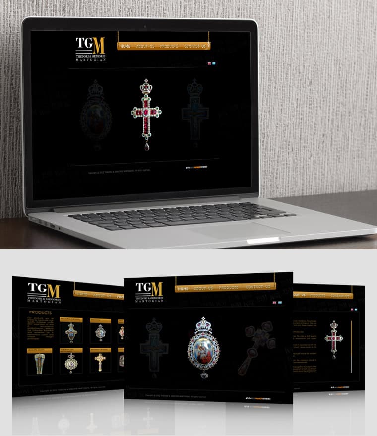 “TGM” CHURCH JEWELRY - Website Design and Development