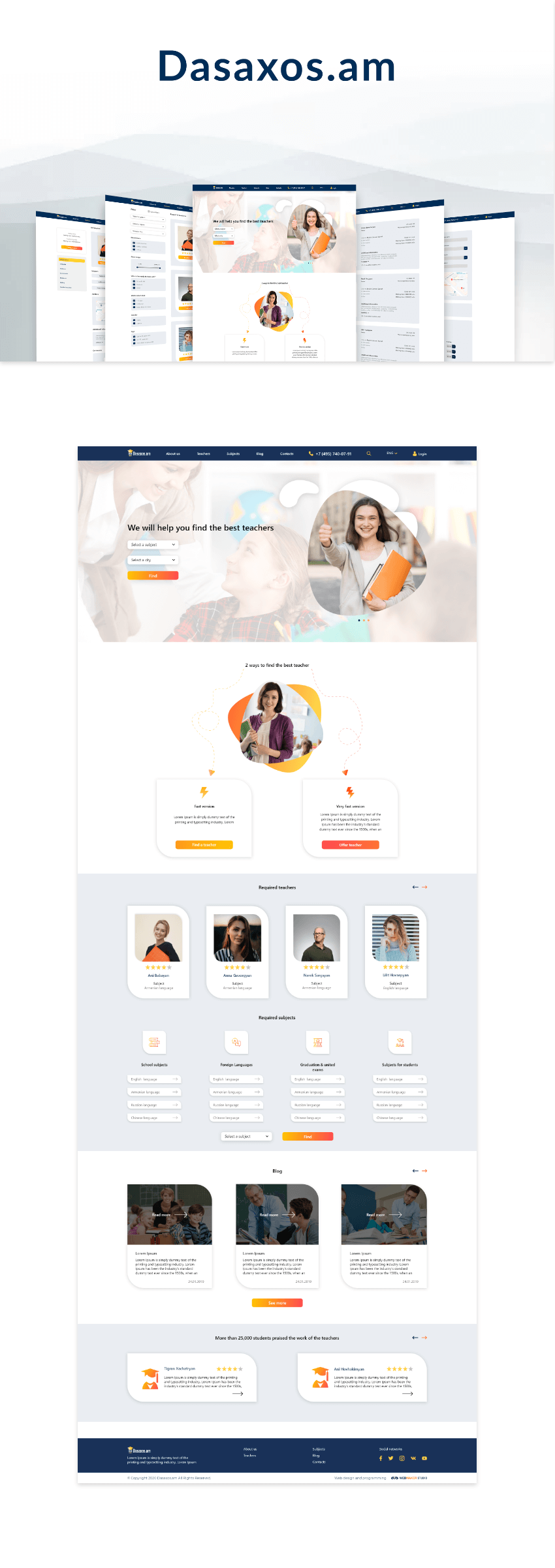Dasaxos - Website Design and Development