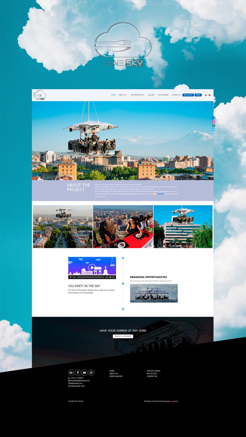 Dinesky - Website Design and Development
