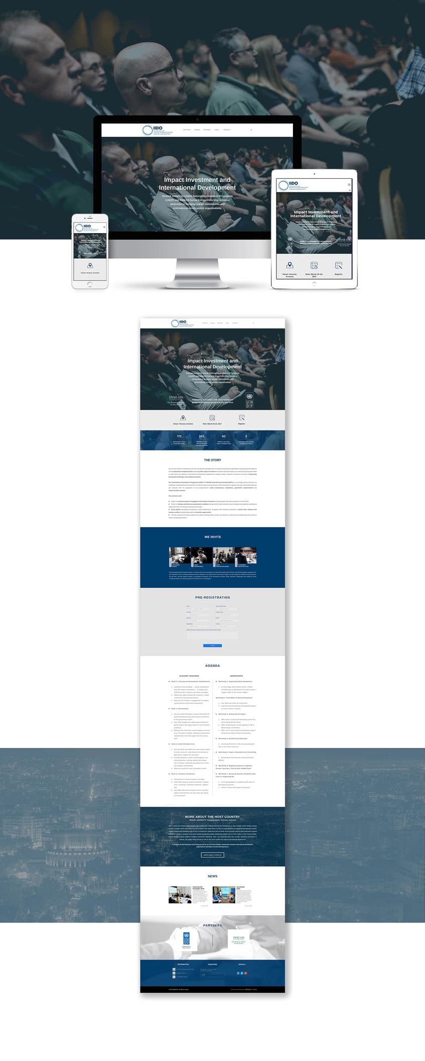UNDP and INSEAD Summit - Website Design and Development