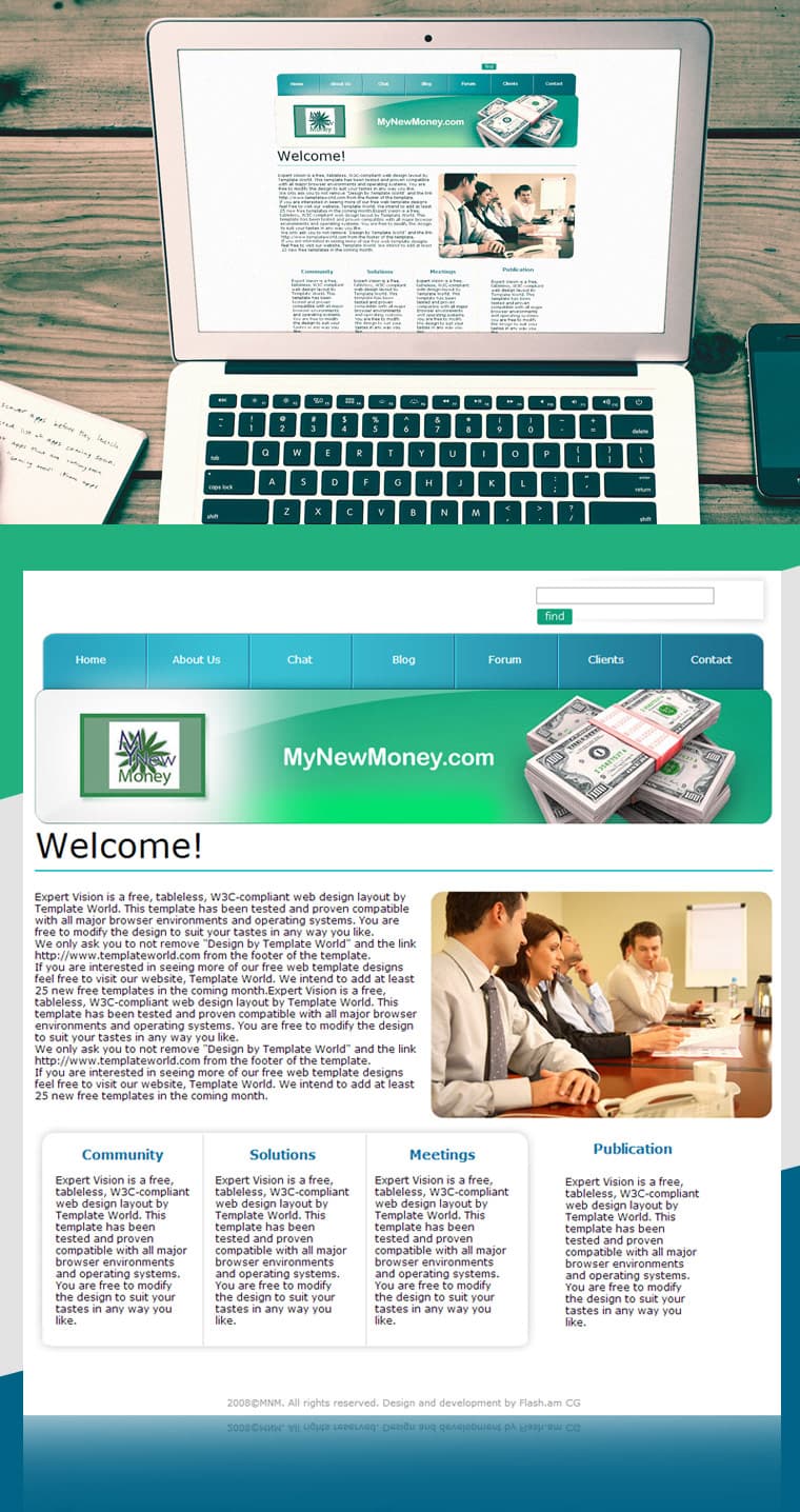 My New Money - Website Design and Development