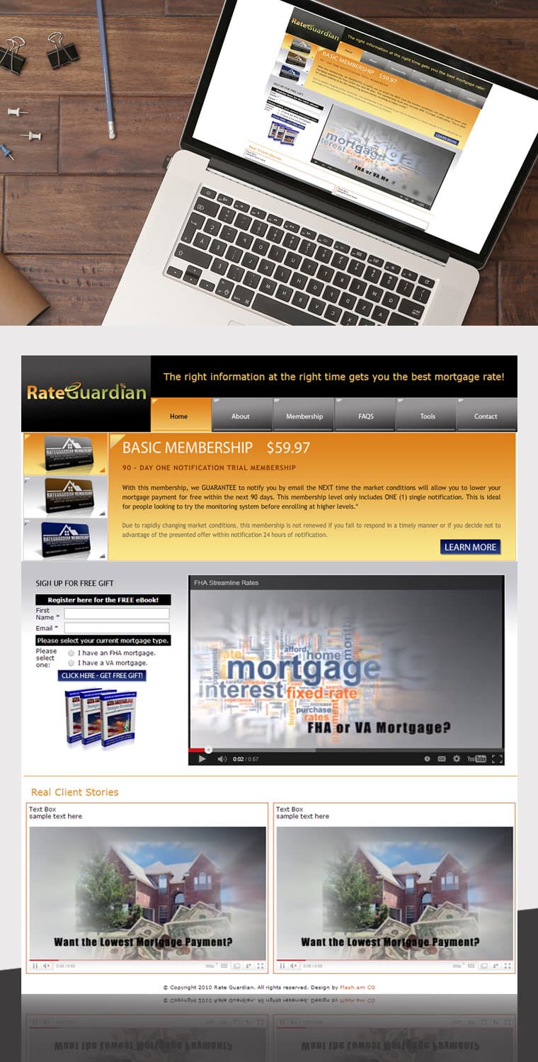 Rate Guardian - Website Design and Development