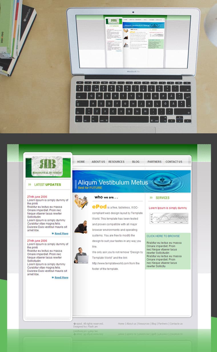 Residental Business - Website Design and Development