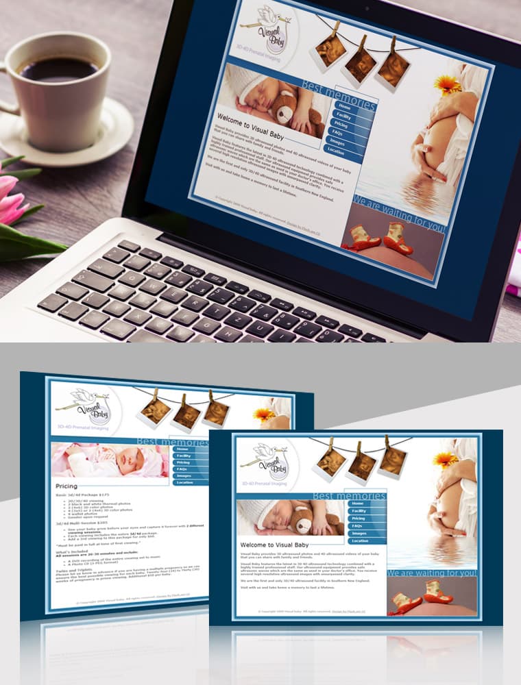 “VISUAL BABY” – 3D-4D PRENATAL IMAGING - Website Design and Development